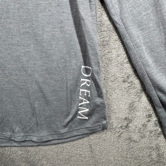 Victorias Secret XL Gray DREAM Henley Top Long Sleeve Pajama Sleep Lounge Casual - Picture 5 of 11